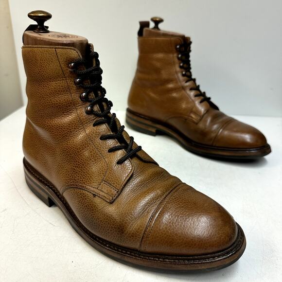 NEW HEELS Crockett & Jones Coniston Cap Toe Boot Made in England UK 8 E US 9 D main image 8